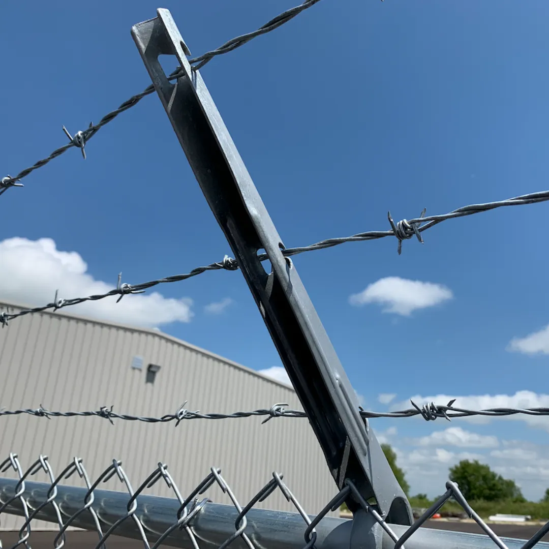2-1/2" x 1-5/8" Steel 3 Strand Barb Wire Arm