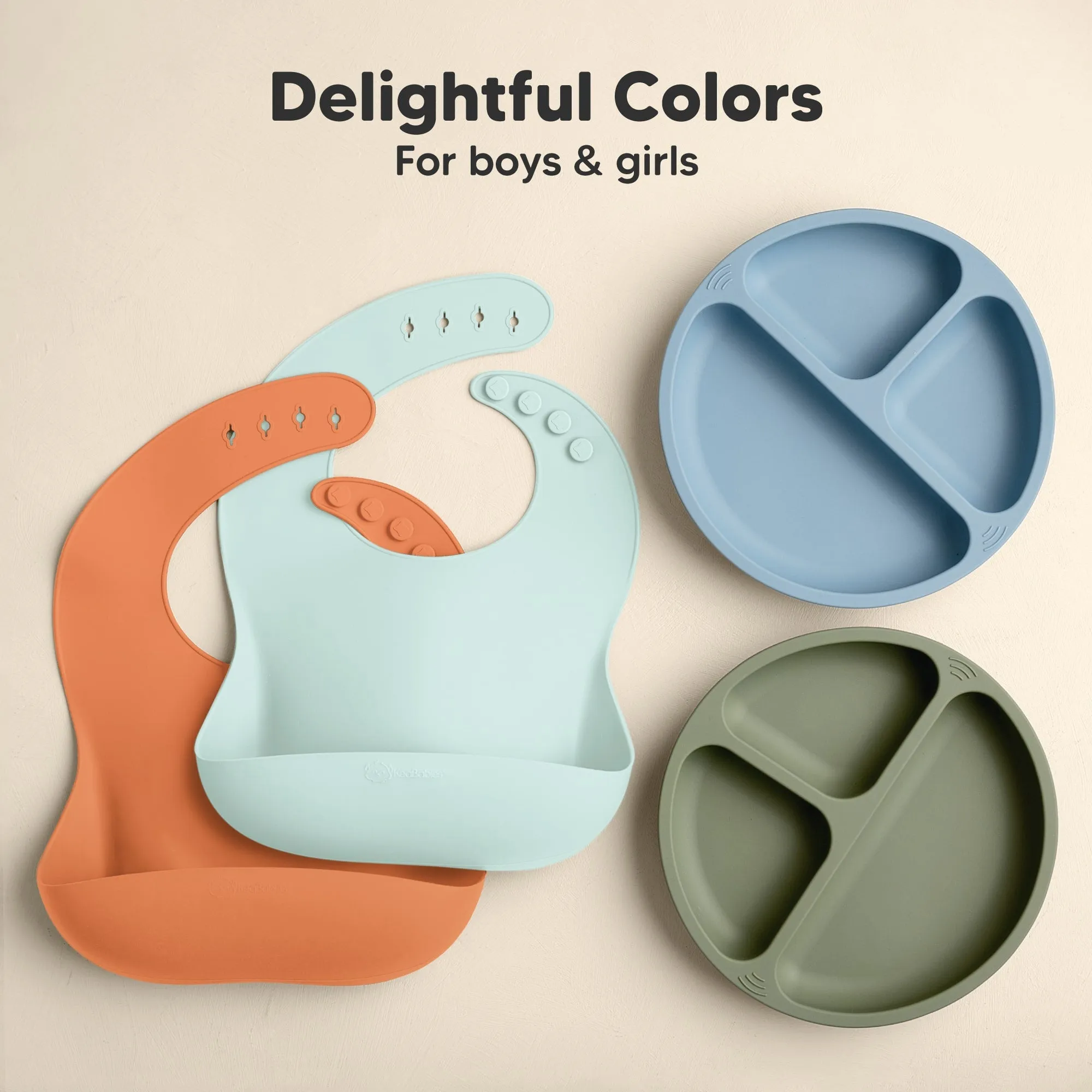 2-Pack Prep Silicone Bibs (Amaze)