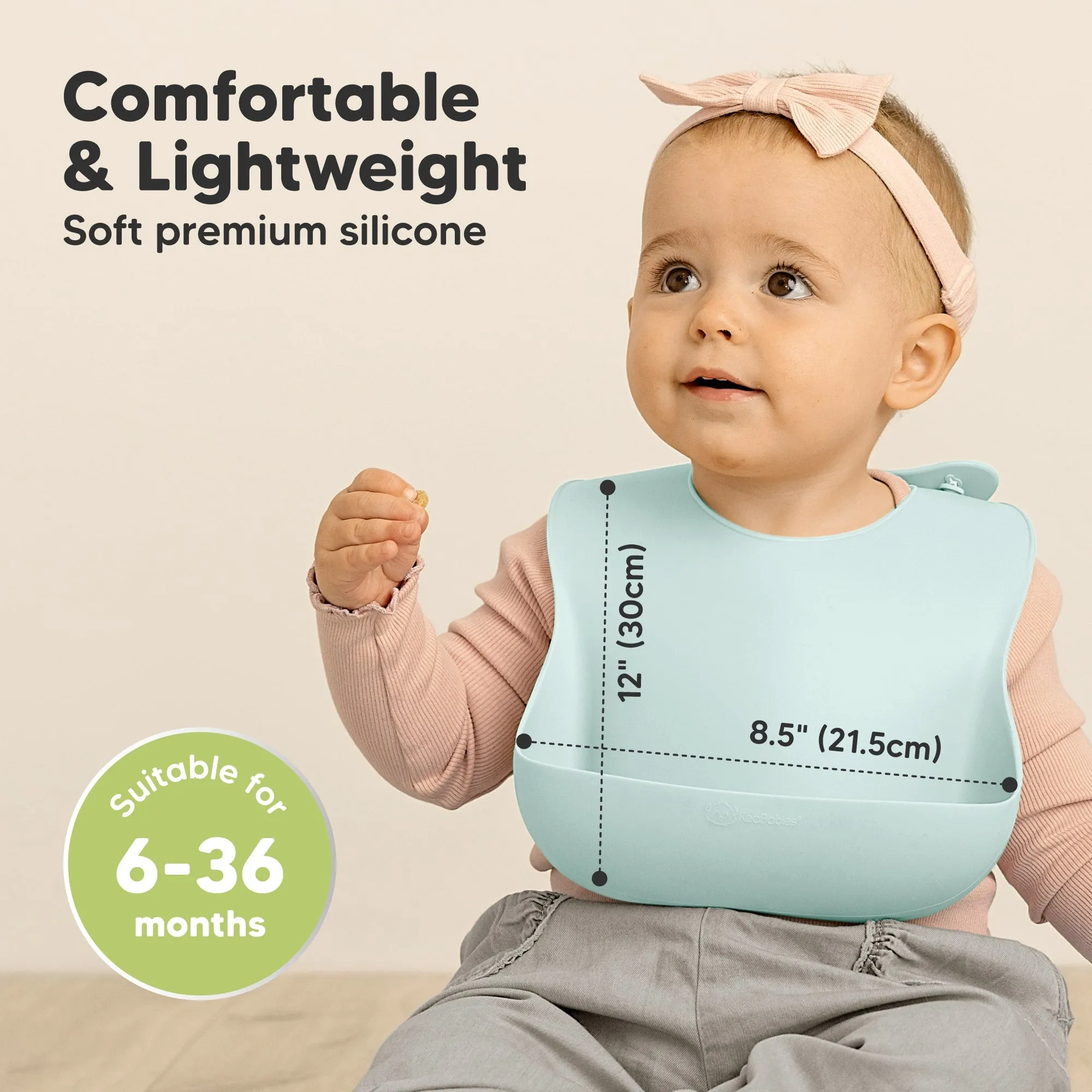 2-Pack Prep Silicone Bibs (Amaze)