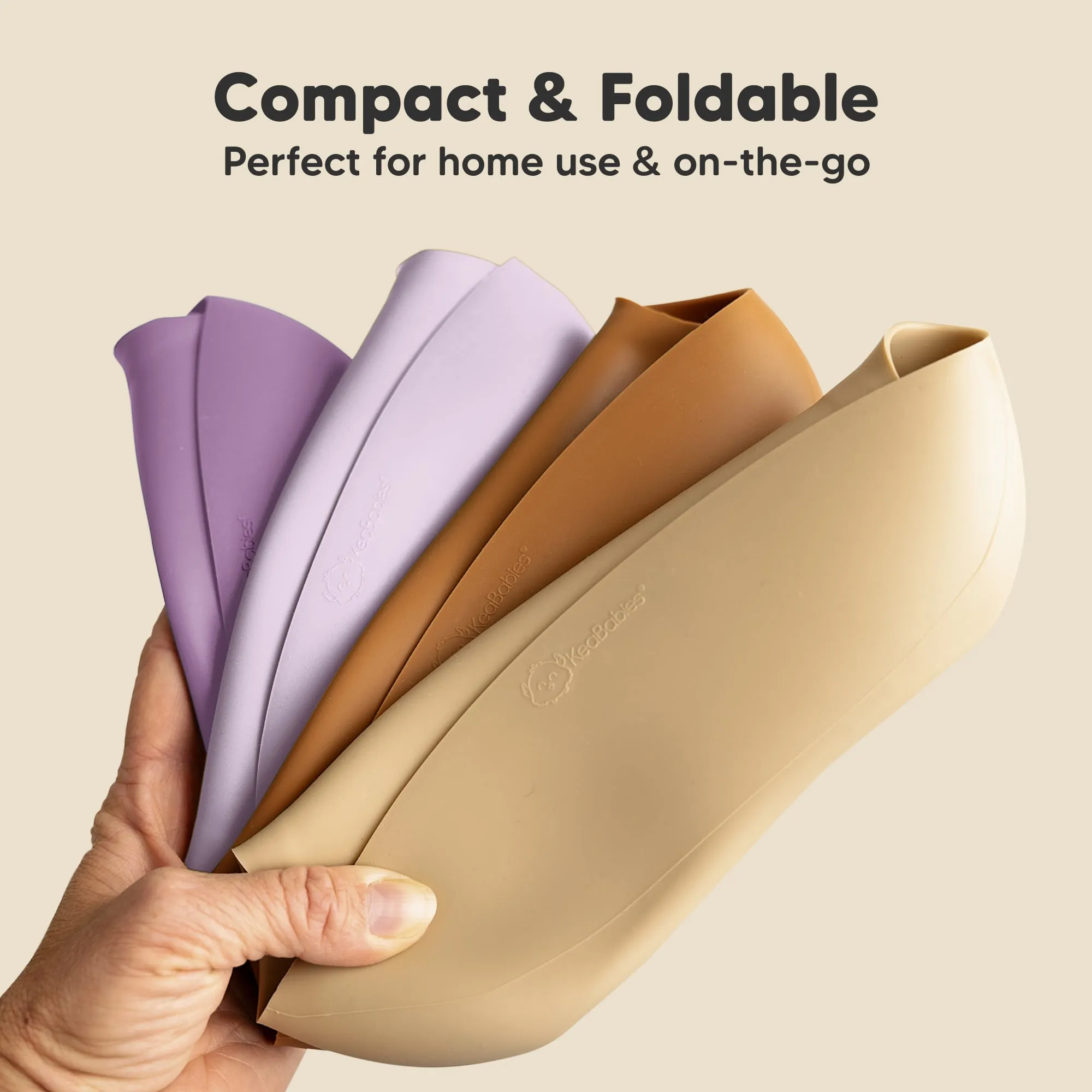 2-Pack Prep Silicone Bibs (Amethyst)