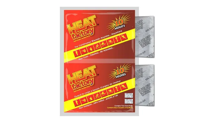 24 Count: Heat Factory Hand Warmers - Warms for 10 Hours - Ships Quick!