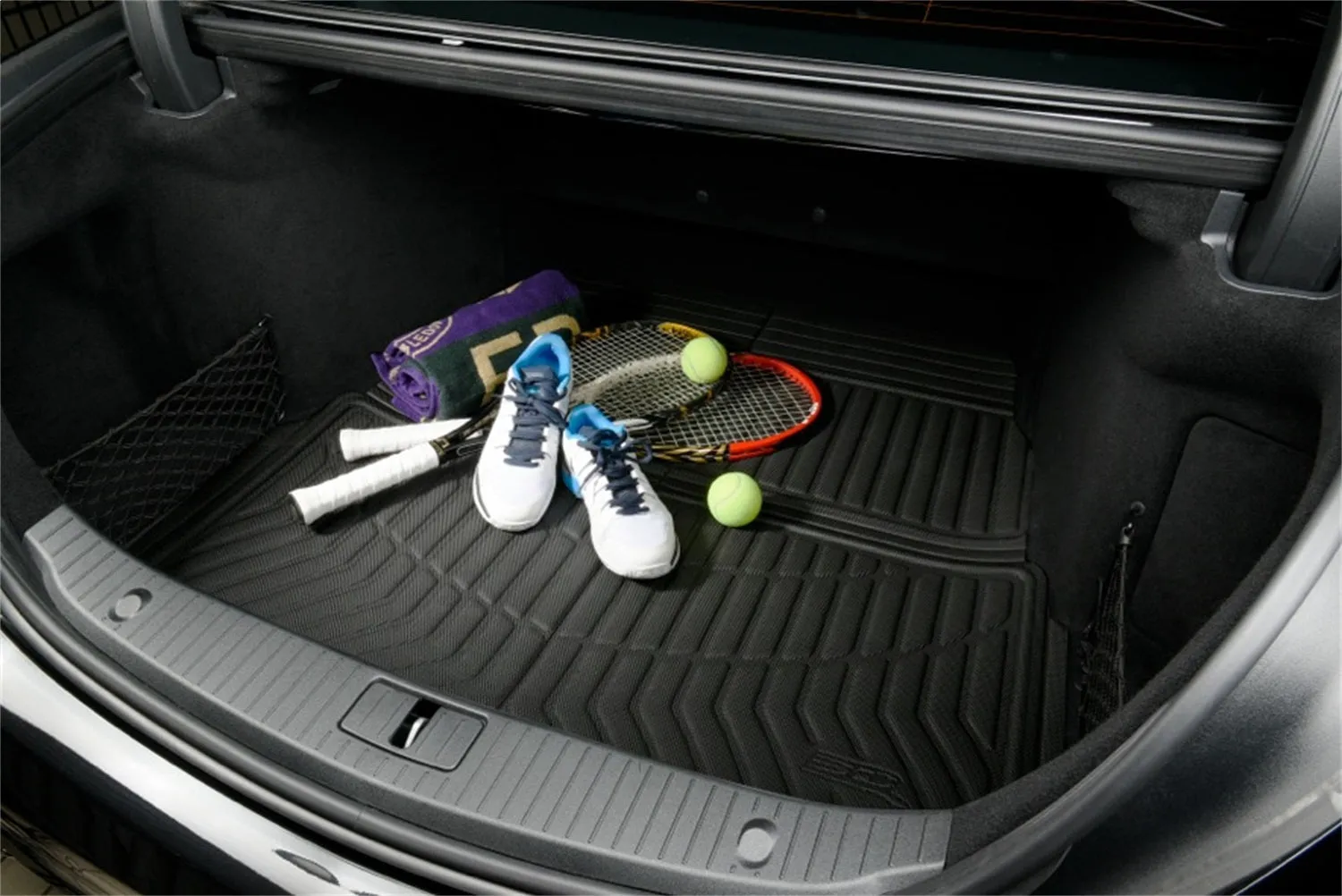 3D MAXpider 2177L-09 - Universal Cargo Liner L 55 in. x W 45.3 Black Cross Fold