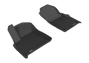 3D MAXpider L1AC01611509 - KAGU Floor Mat Black 2 pc. Front