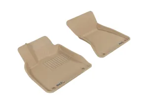 3D MAXpider L1AD00911502 - KAGU Floor Mat Tan 2 pc. Front [Available While Supplies Last]