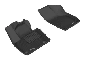 3D MAXpider L1AD03911509 - KAGU Floor Mat Black 2 pc. Front