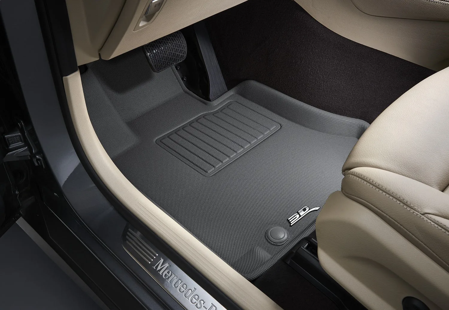 3D MAXpider L1BC01611501 - KAGU Floor Mat Gray 2 pc. Front