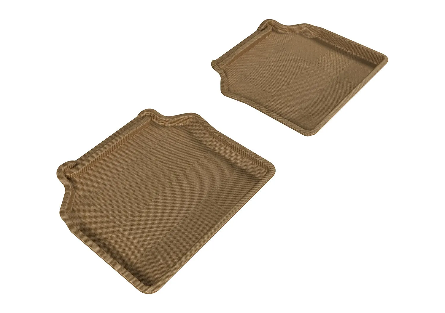 3D MAXpider L1BM01821502 - KAGU Floor Mat Tan 2 pc. Rear [Available While Supplies Last]