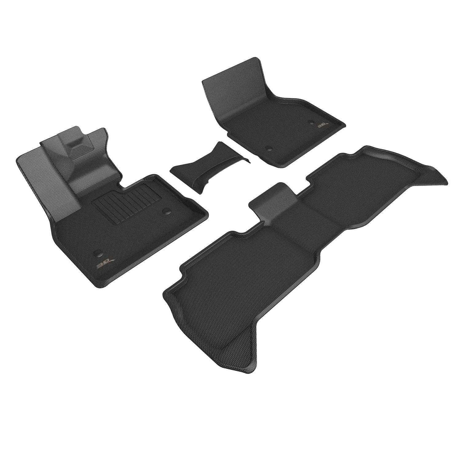 3D MAXpider L1BM12401509 - KAGU Floor Mat Black 5 pc. 2 Front Row 3 2nd