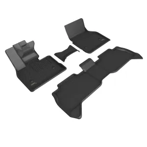 3D MAXpider L1BM12401509 - KAGU Floor Mat Black 5 pc. 2 Front Row 3 2nd