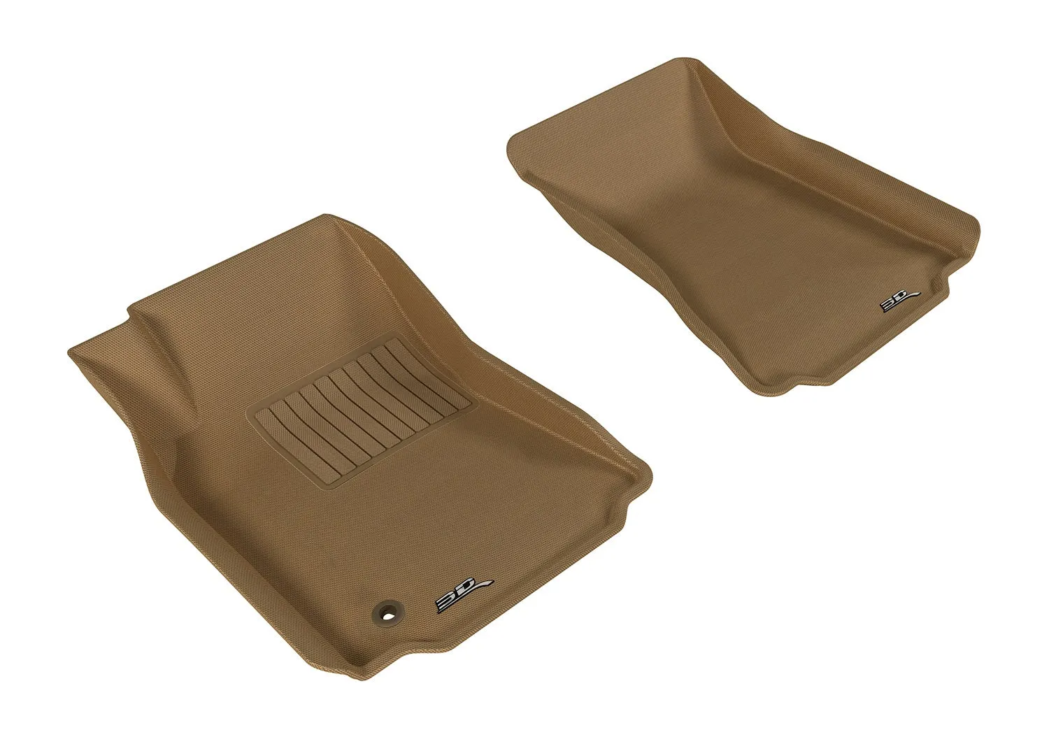 3D MAXpider L1CD00711502 - KAGU Floor Mat Tan 2 pc. Front