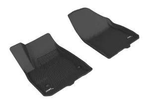 3D MAXpider L1CD01611509 - KAGU Floor Mat Black 2 pc. Front