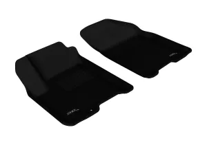 3D MAXpider L1CH00811509 - KAGU Floor Mat Black 2 pc. Front [Available While Supplies Last]