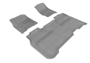 3D MAXpider L1CH04001501 - KAGU Floor Mat Gray 3 pc. 2 Front Row 1 Rear