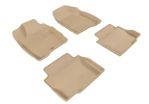 3D MAXpider L1CH04301502 - KAGU Floor Mat Tan 4 pc. Front and Rear