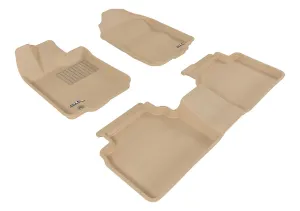 3D MAXpider L1FR01301502 - KAGU Floor Mat Tan 3 pc. 2 Front Row 1 Rear