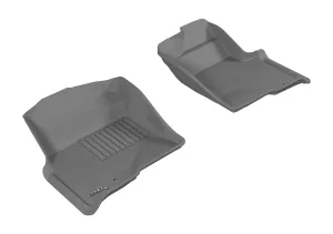 3D MAXpider L1FR06711501 - KAGU Floor Mat Gray 2 pc. Front Single Hook Only