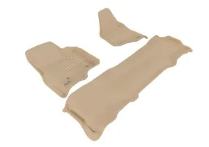 3D MAXpider L1FR07001502 - KAGU Floor Mat Tan 3 pc. 2 Front Row 1 2nd