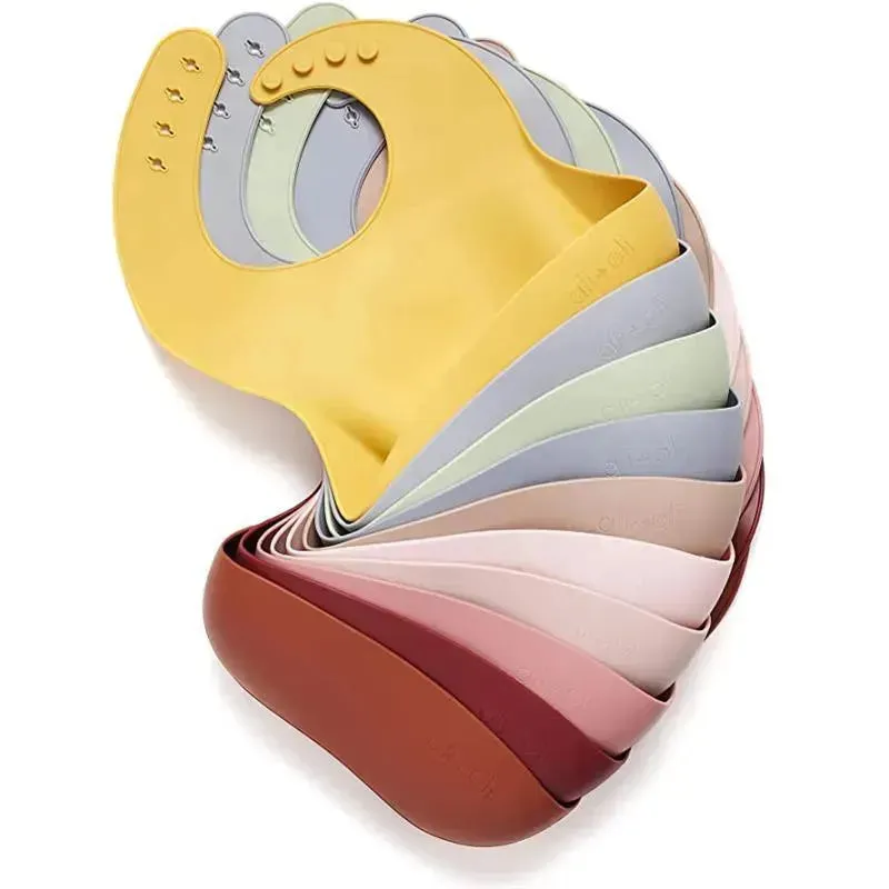 Ali   Oli Silicone Baby Bib (Soft Lilac)