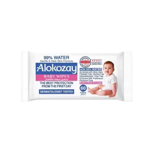 Alokozay Baby Wet Wipes 99% Pure Water - 60pcsx6 (1 carton)