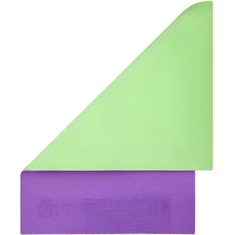 Anti-Fatigue Reversible Dog Grooming Table Mat Green/Purple 36"x24" by PawMat