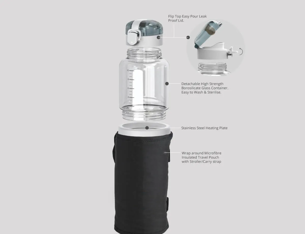 Anywhere Portable Bottle Warmer PRO - REFURBISHED - Breast Milk and Formula Warmer