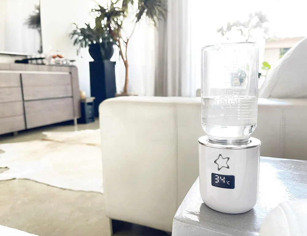 Anywhere Universal Portable Bottle Warmer - REFURBISHED inc Narrow Neck & Tommee Tippee Adapters AD