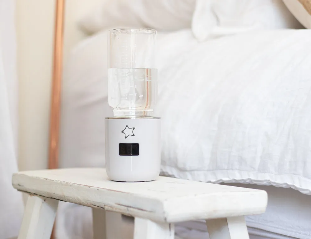 Anywhere Universal Portable Bottle Warmer - REFURBISHED inc Narrow Neck & Tommee Tippee Adapters AD