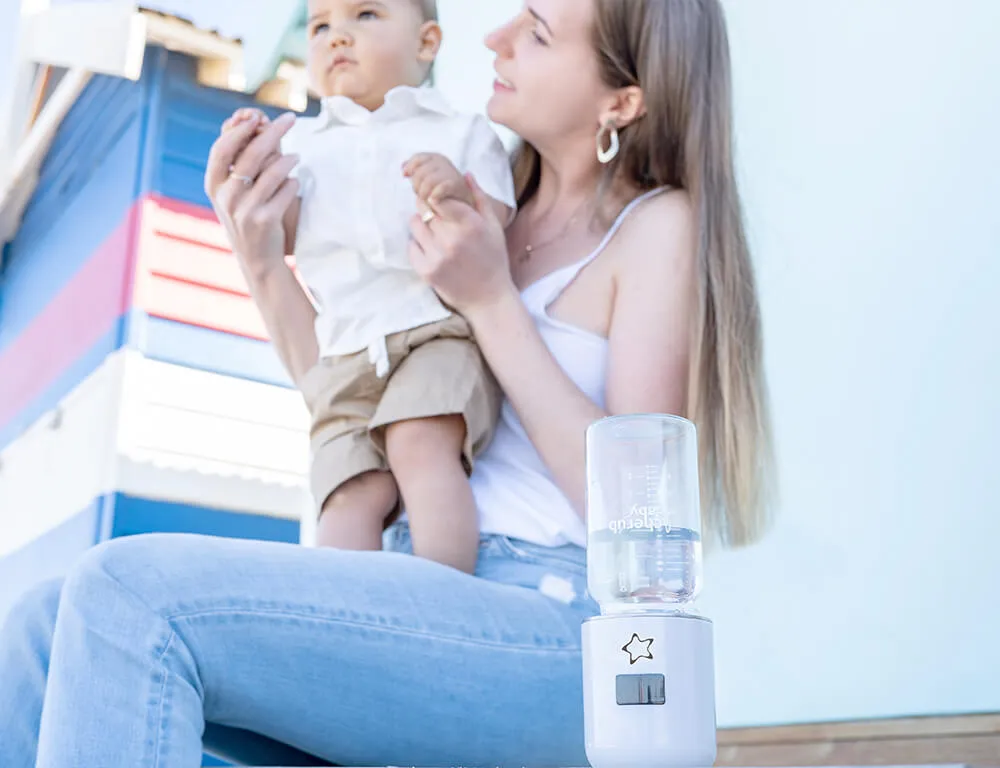 Anywhere Universal Portable Bottle Warmer - REFURBISHED inc Narrow Neck & Tommee Tippee Adapters AD