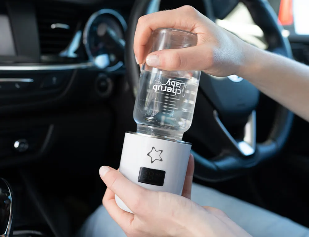 Anywhere Universal Portable Bottle Warmer - REFURBISHED inc Narrow Neck & Tommee Tippee Adapters AD