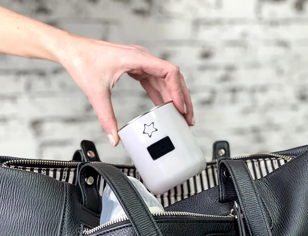 Anywhere Universal Portable Bottle Warmer - REFURBISHED inc Narrow Neck & Tommee Tippee Adapters AD