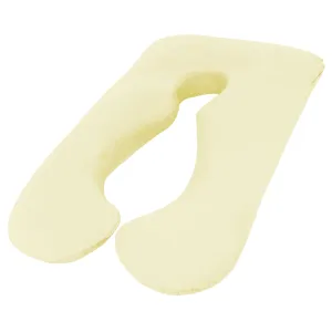 Australian Made Maternity Pregnancy Nursing Sleeping Body Pillow Pillowcase - Cream