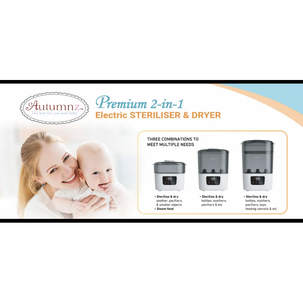 Autumnz Premium 2-In-1 Electric Steriliser & Dryer