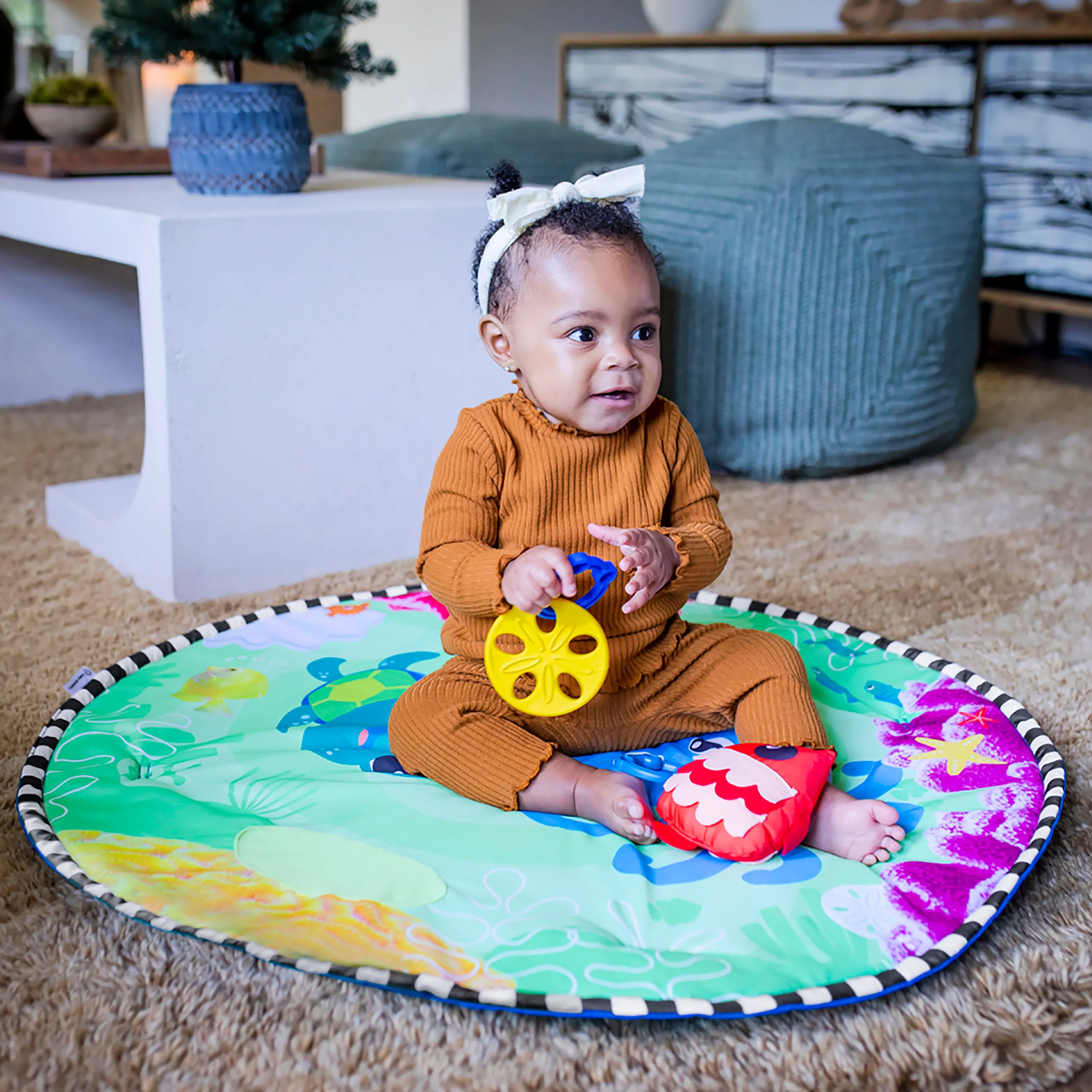 Baby Einstein Sea Floor Explorers 2-in-1 Water Mat Play Gym