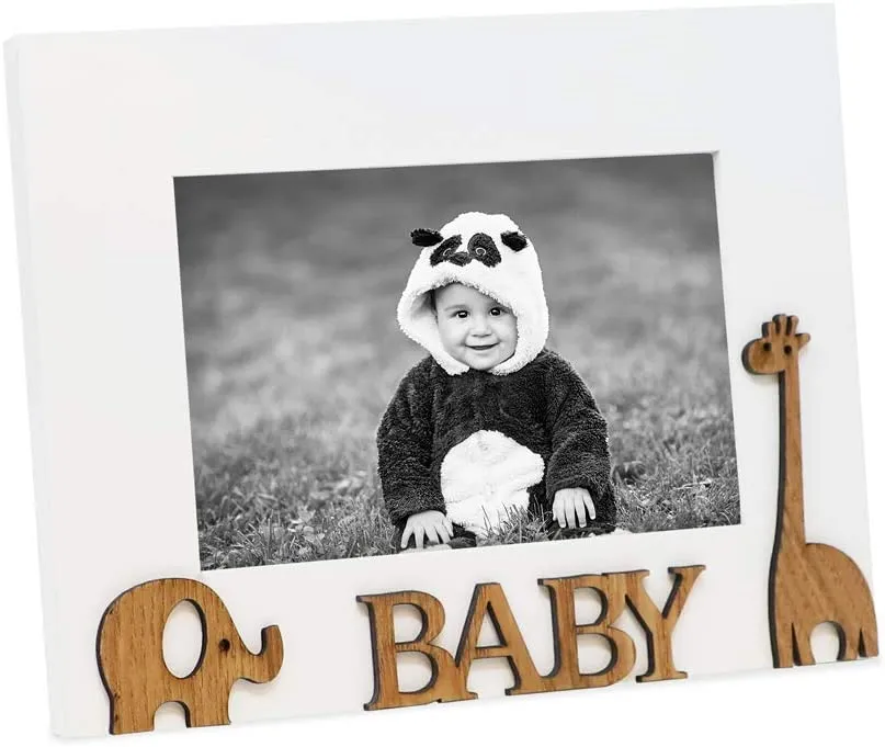 “Baby” Picture Frame, 4x6 inch, Photo Gift for Family, Tabletop