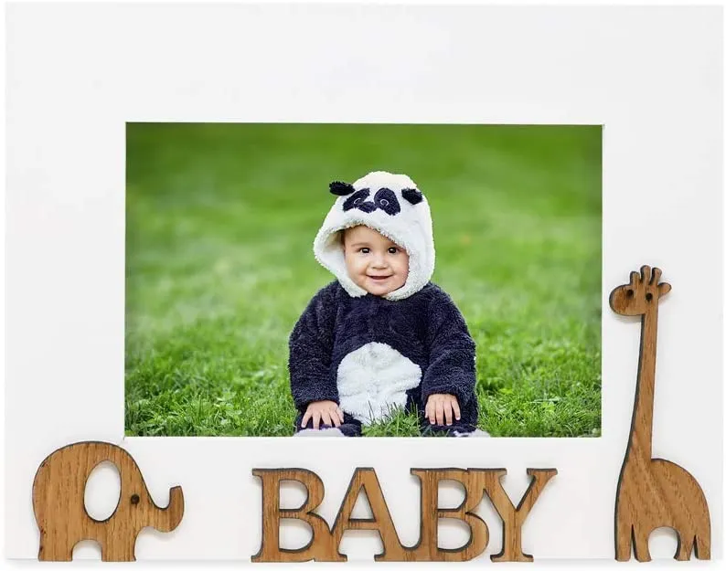 “Baby” Picture Frame, 4x6 inch, Photo Gift for Family, Tabletop