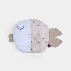 Baby Round Fish Pillow | Light Brown