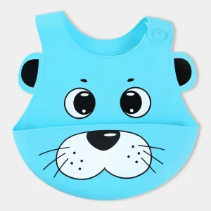 Baby Silicone Bib Food Catcher-Blue 3M 