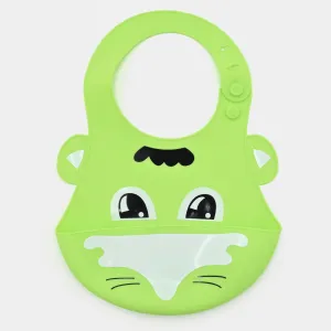 Baby Silicone Bib Food Catcher-Green 3M 