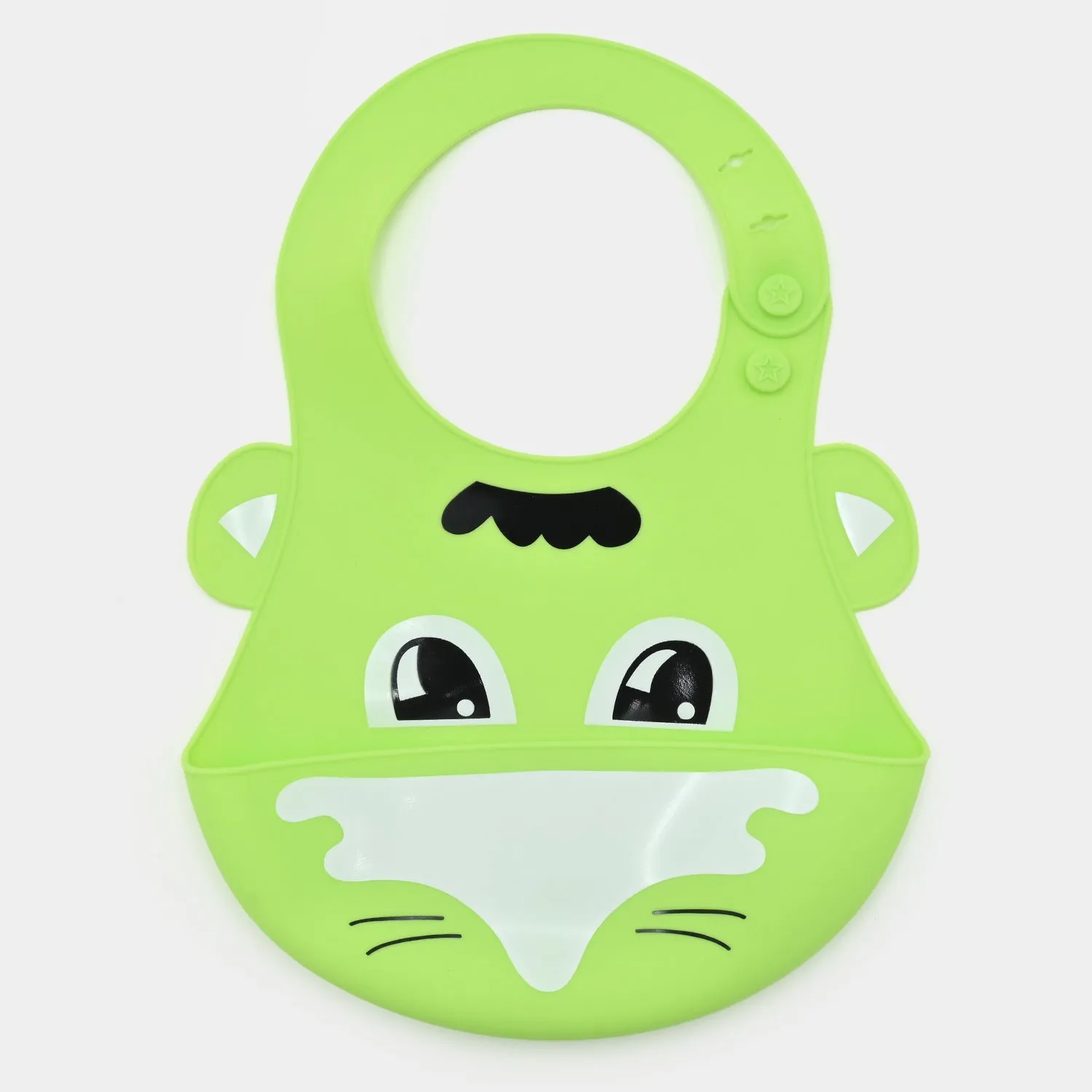 Baby Silicone Bib Food Catcher-Green 3M 