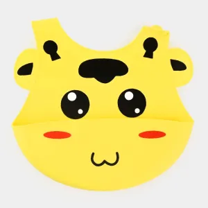 Baby Silicone Bib Food Catcher-Yellow 3M 