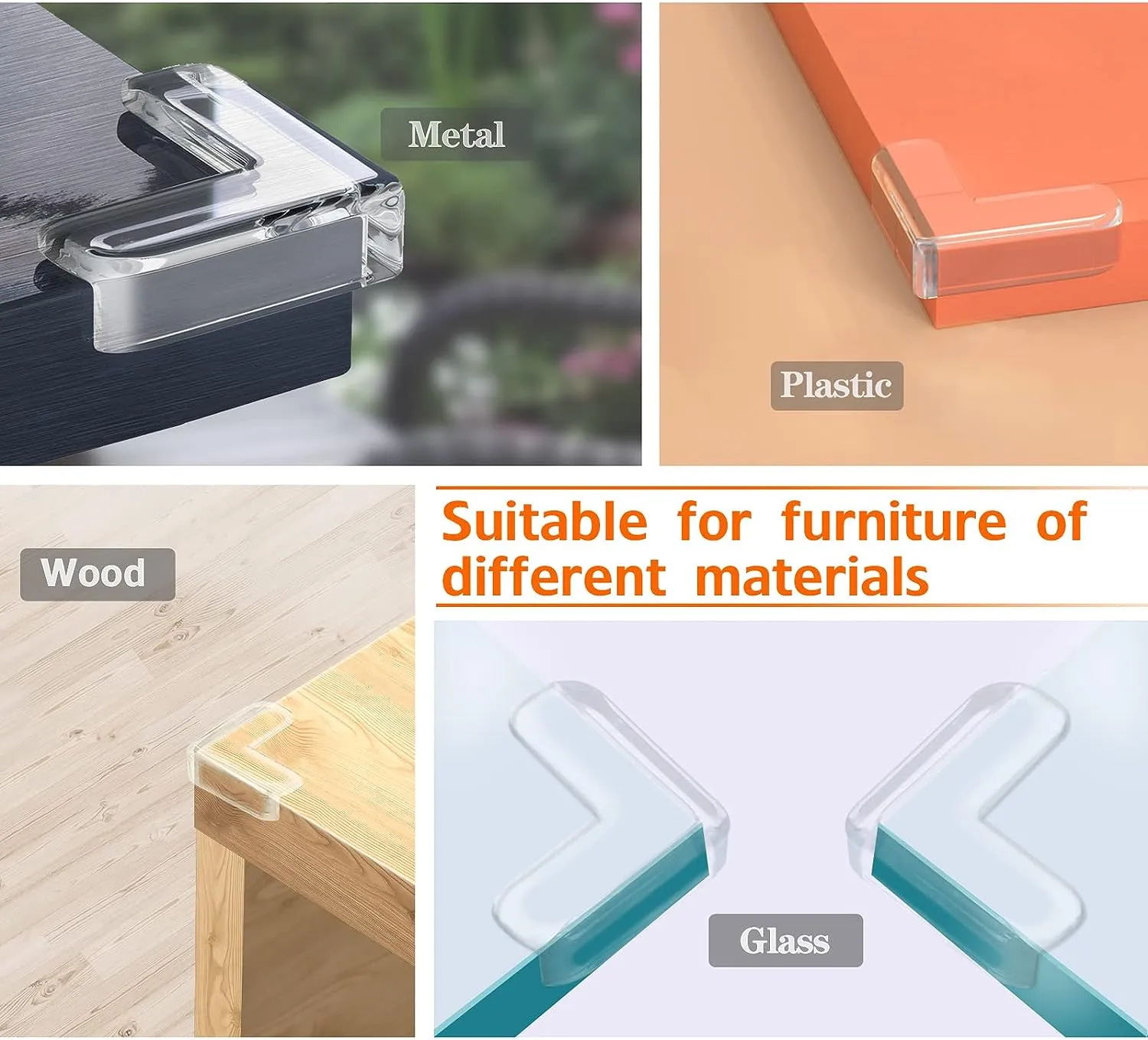 Baby Transparent Safety Corner Protector Table Desk Corner Edge Protection