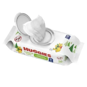 Baby Wipe Huggies® Natural Care® Soft Pack Unscented 56 Count - Kimberly Clark  Mfr# 31803