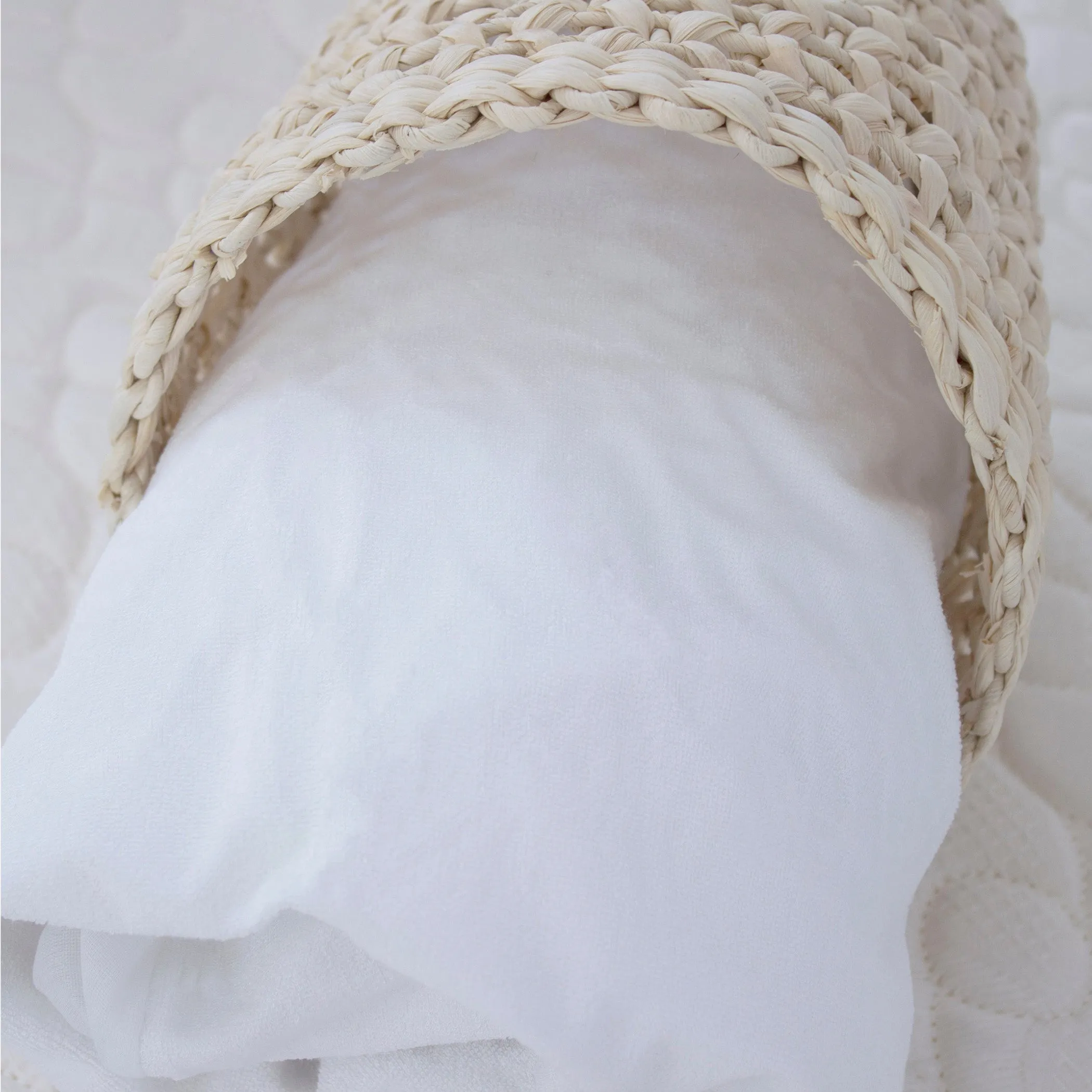 Bamboo White Standard Cot Waterproof Mattress Protector