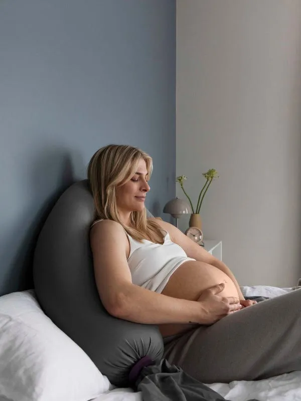 bbhugme Pregnancy Pillow Stone/plum