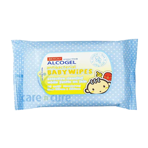 Bench Baby Wipes Anti-Bacterial Alcogel Wipes 90 Pulls
