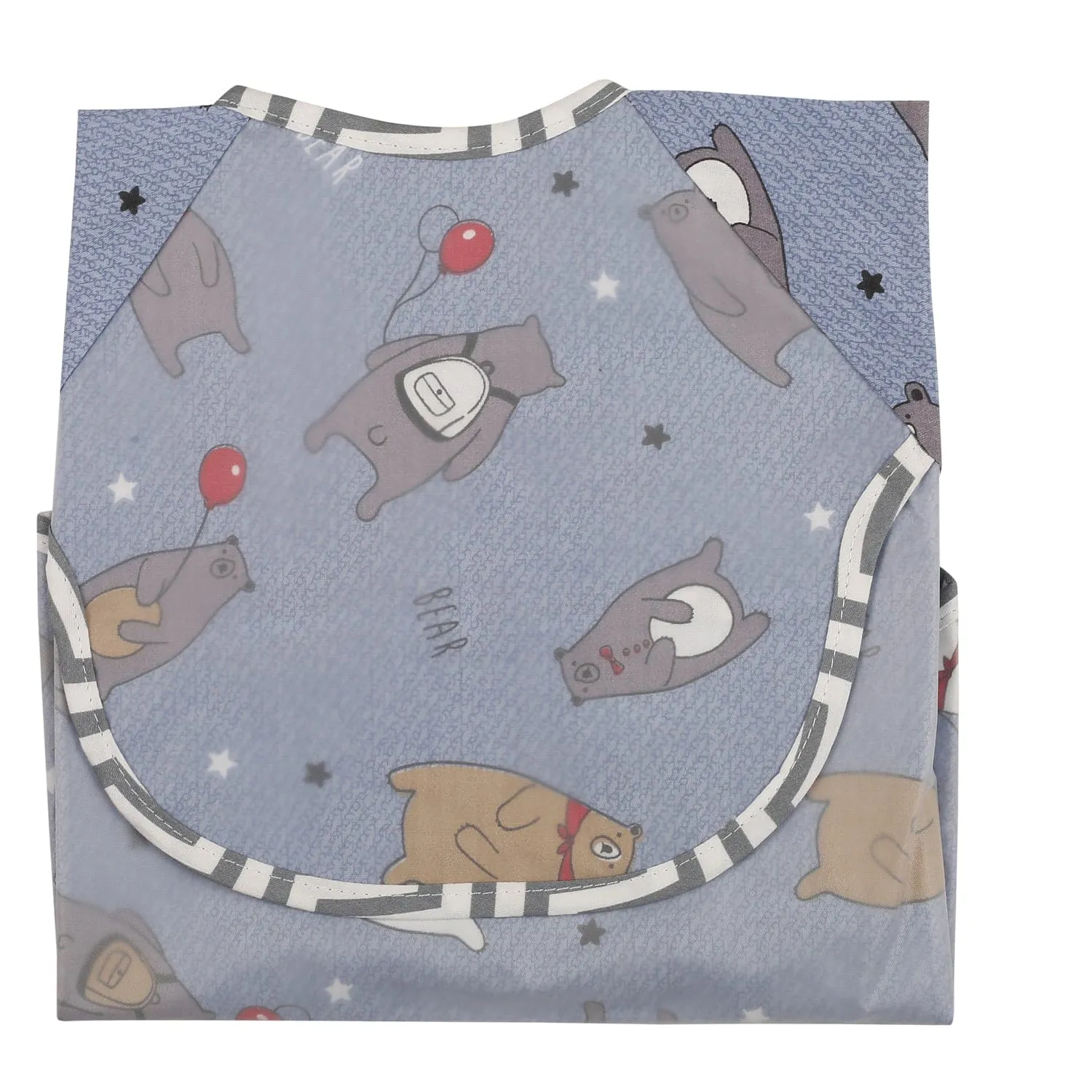 BFF Bear Blue Wear Me Bib