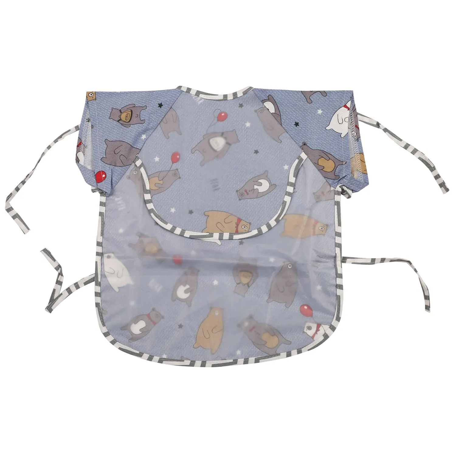 BFF Bear Blue Wear Me Bib
