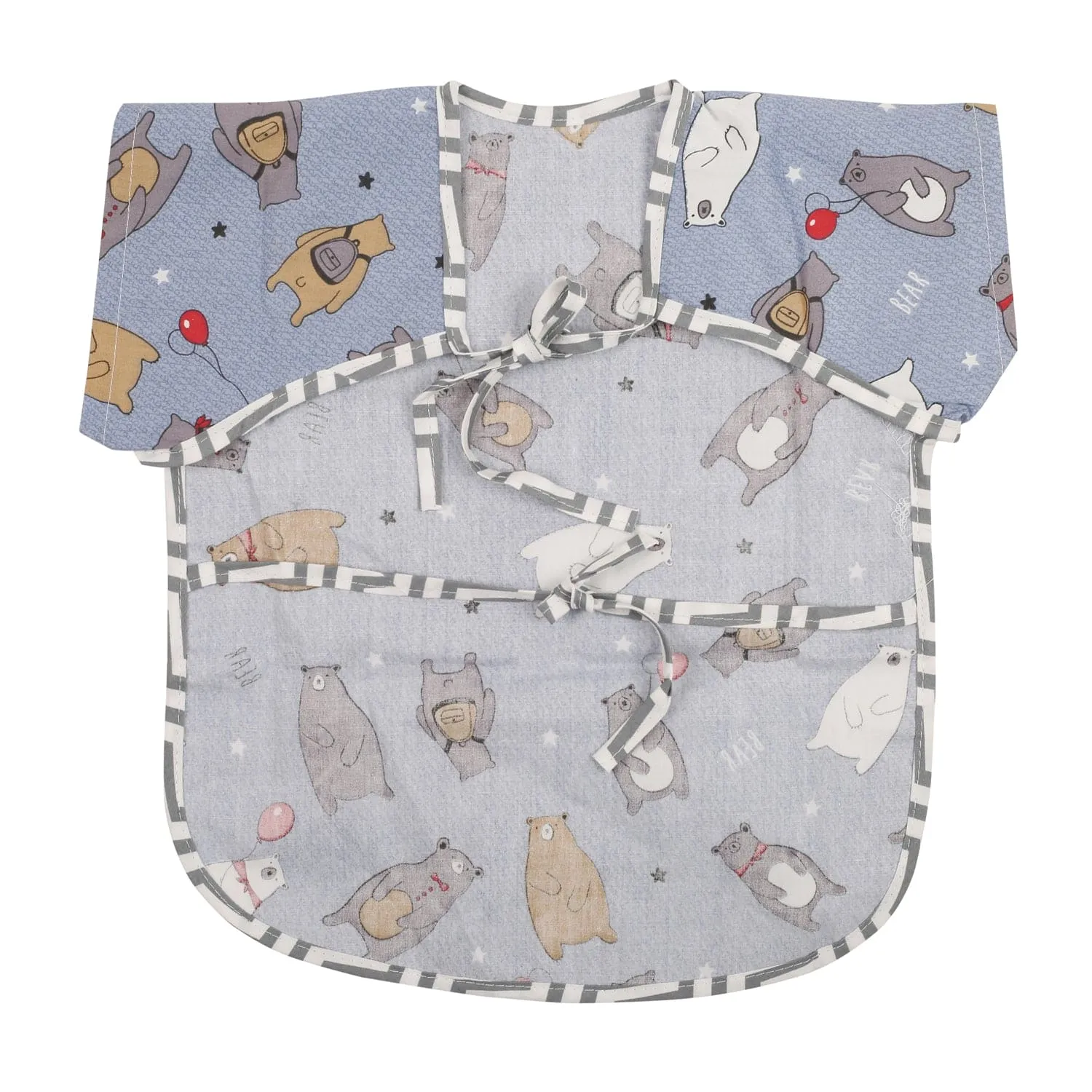 BFF Bear Blue Wear Me Bib
