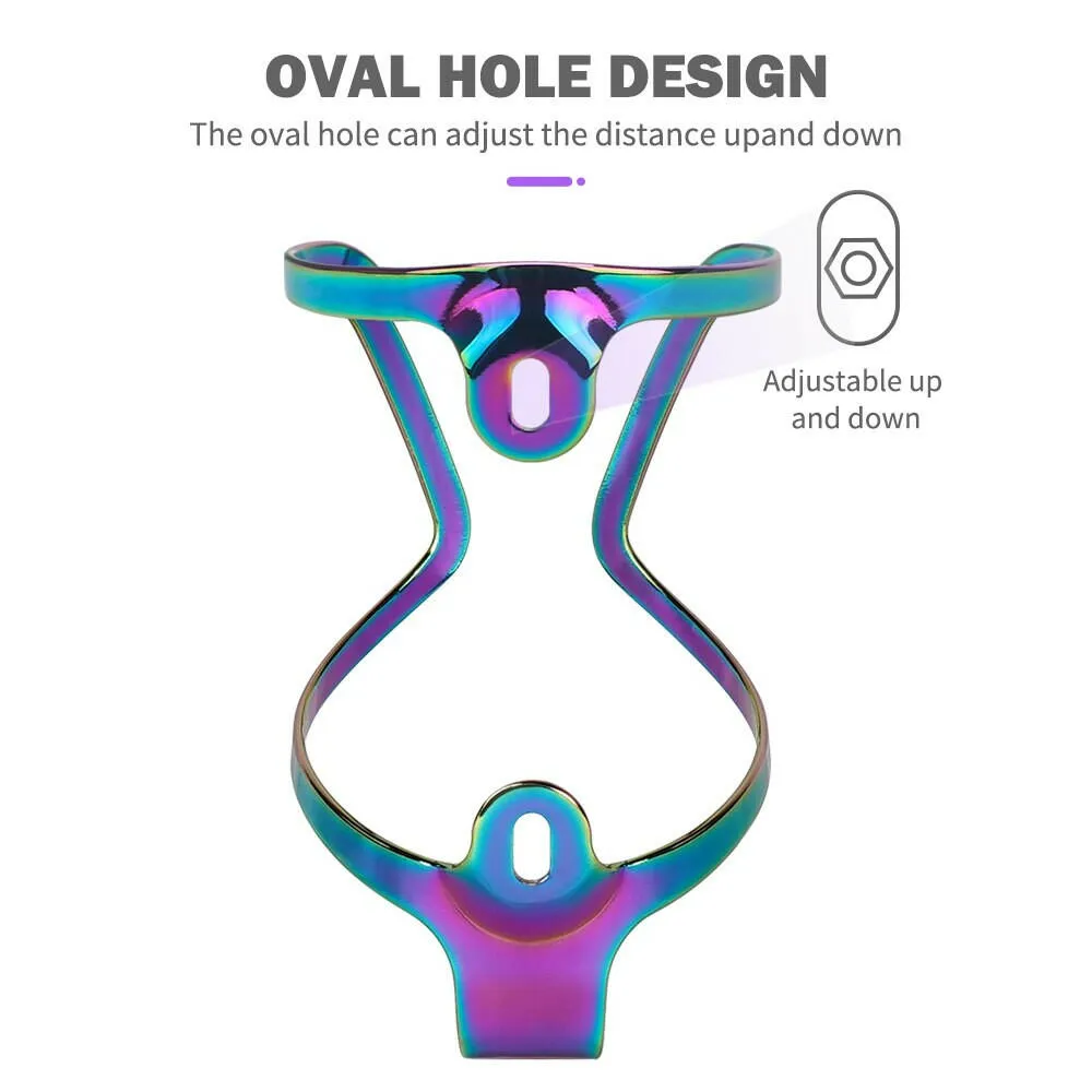Bike Bottle Cage Plating  Aluminum Alloy Bike Cycling Bicycle Drink Water Ultra Light Bicycle Bottle Holder Cycling Parts