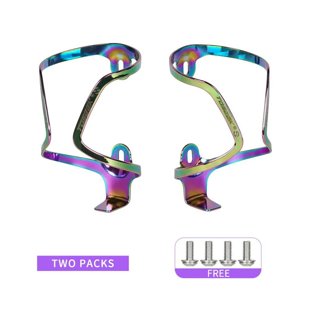 Bike Bottle Cage Plating  Aluminum Alloy Bike Cycling Bicycle Drink Water Ultra Light Bicycle Bottle Holder Cycling Parts